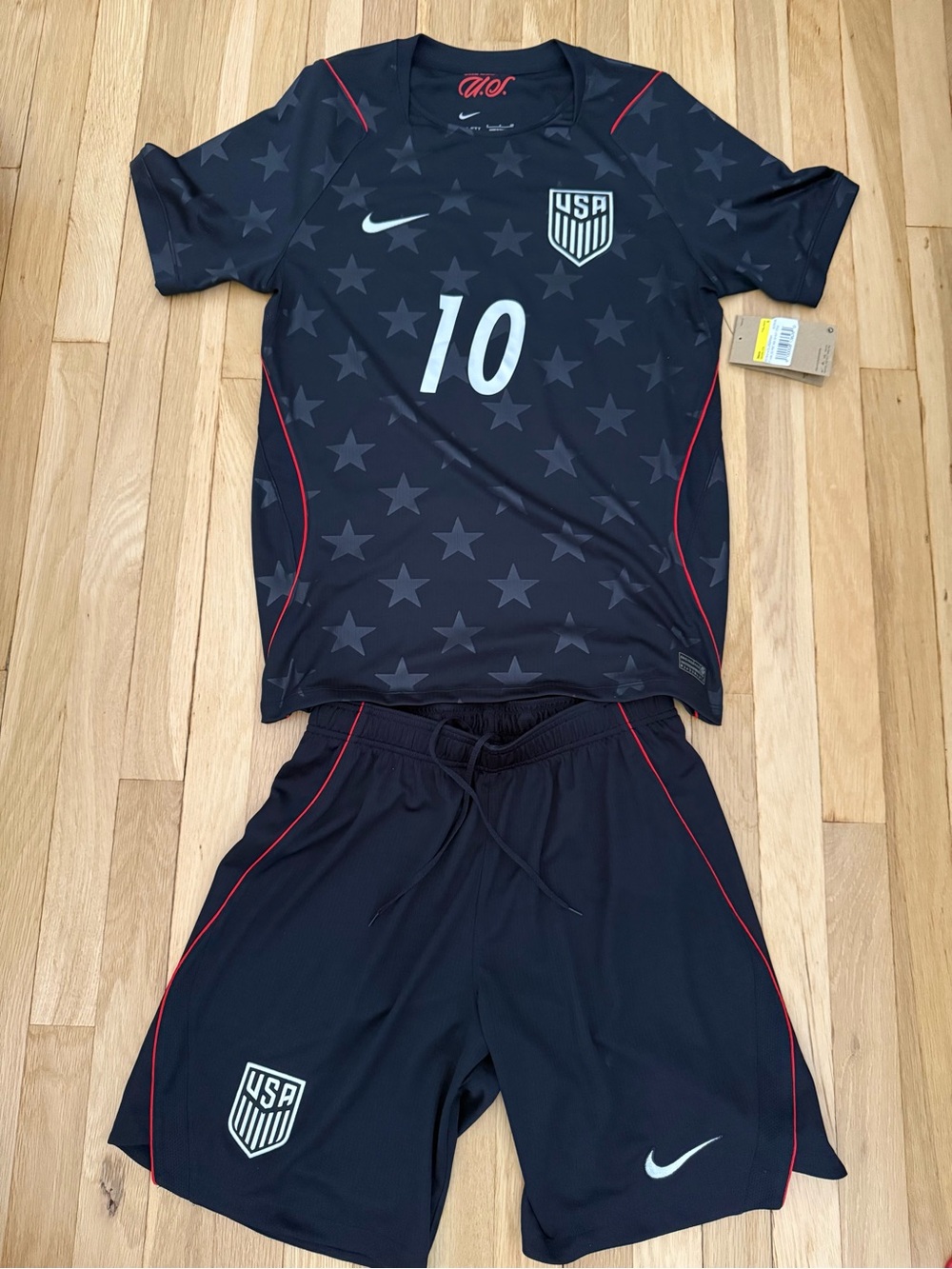 Nike USA Soccer Away Pulisic #10 Jersey & Shorts - NEW W/ TAGS